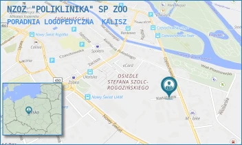 PORADNIA LOGOPEDYCZNA - NZOZ "POLIKLINIKA" SP ZOO - KWIATOWA 1,  KALISZ
