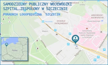 PORADNIA LOGOPEDYCZNA - SAMODZIELNY PUBLICZNY WOJEWÓDZKI SZPITAL ZESPOLONY W SZCZECINIE - ARKOŃSKA 4,  SZCZECIN