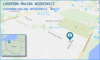 LOGOPEDA HALINA WOŹNIEWICZ - LOGOPEDA HALINA WOŹNIEWICZ - MACIEJA RATAJA 2,  WAŁCZ